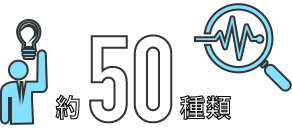 約50（技術の数）